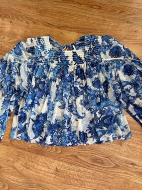 Free People Semi Sheer Top S